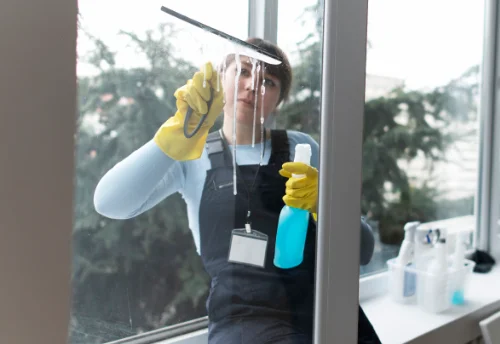 Nettoyage de vitres intérieures et extérieures au Pontet